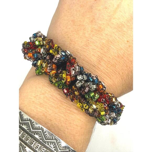 NWOT Anthropologie Lavish by Tricia Milaneze Crochet Bracelet MSRP $349